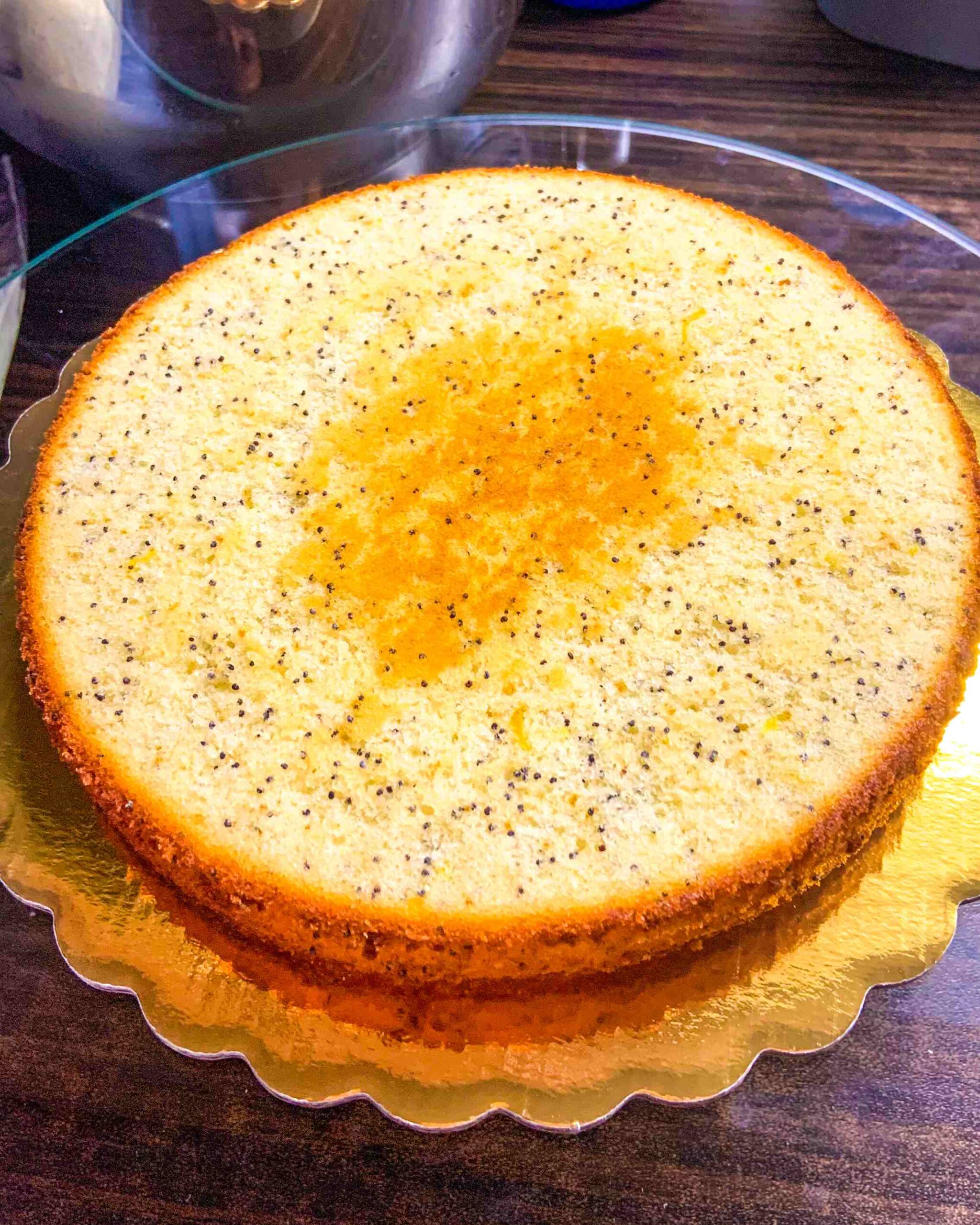 Лимонова торта с маково семе и маскарпоне